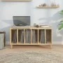 Plattenschrank aus Sonoma-Eichensperrholz, 100 x 38 x 48 cm von vidaXL, CD- und DVD-Speicher - Ref: Foro24-831976, Preis: 83,...