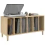 Plattenschrank aus Sonoma-Eichensperrholz, 100 x 38 x 48 cm von vidaXL, CD- und DVD-Speicher - Ref: Foro24-831976, Preis: 83,...