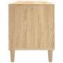 Plattenschrank aus Sonoma-Eichensperrholz, 100 x 38 x 48 cm von vidaXL, CD- und DVD-Speicher - Ref: Foro24-831976, Preis: 83,...