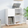 Sperrholz-Disc-Schrank weiß 84,5x38x89 cm von vidaXL, CD- und DVD-Speicher - Ref: Foro24-831989, Preis: 82,41 €, Rabatt: %