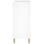 Mueble para discos madera contrachapada blanco 84,5x38x89 cm de vidaXL, Almacenamiento para CD y DVD - Ref: Foro24-831989, Pr...