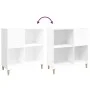 Mueble para discos madera contrachapada blanco 84,5x38x89 cm de vidaXL, Almacenamiento para CD y DVD - Ref: Foro24-831989, Pr...