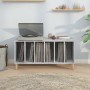 Sperrholz Scheibenmöbel grauer Beton 100x38x48 cm von vidaXL, CD- und DVD-Speicher - Ref: Foro24-831977, Preis: 66,03 €, Raba...