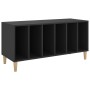 Schwarzer Plattenschrank aus Sperrholz, 100 x 38 x 48 cm von vidaXL, CD- und DVD-Speicher - Ref: Foro24-831974, Preis: 65,38 ...