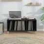 Schwarzer Plattenschrank aus Sperrholz, 100 x 38 x 48 cm von vidaXL, CD- und DVD-Speicher - Ref: Foro24-831974, Preis: 64,28 ...