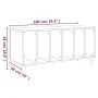 Schwarzer Plattenschrank aus Sperrholz, 100 x 38 x 48 cm von vidaXL, CD- und DVD-Speicher - Ref: Foro24-831974, Preis: 64,28 ...