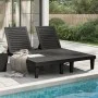 Doppelliege aus schwarzem Polypropylen 155x138x83 cm von vidaXL, Liegen - Ref: Foro24-364150, Preis: 336,28 €, Rabatt: %