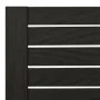 Black double polypropylene sun lounger 155x138x83 cm by vidaXL, Loungers - Ref: Foro24-364150, Price: 336,30 €, Discount: %