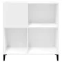 Mueble para discos madera contrachapada blanco 84,5x38x89 cm de vidaXL, Almacenamiento para CD y DVD - Ref: Foro24-831997, Pr...