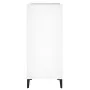 Mueble para discos madera contrachapada blanco 84,5x38x89 cm de vidaXL, Almacenamiento para CD y DVD - Ref: Foro24-831997, Pr...