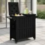 3 in 1 black polypropylene service cart by vidaXL, Kitchen and dining carts - Ref: Foro24-364169, Price: 337,92 €, Discount: %