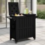 3-in-1-Servicewagen aus schwarzem Polypropylen von vidaXL, Küchen- und Speisewagen - Ref: Foro24-364169, Preis: 345,13 €, Rab...