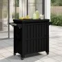 3 in 1 black polypropylene service cart by vidaXL, Kitchen and dining carts - Ref: Foro24-364169, Price: 337,92 €, Discount: %