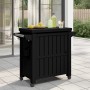 Carrito de servicio 3 en 1 polipropileno negro de vidaXL, Carros de cocina y comedor - Ref: Foro24-364169, Precio: 345,00 €, ...