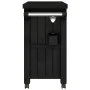 Carrito de servicio 3 en 1 polipropileno negro de vidaXL, Carros de cocina y comedor - Ref: Foro24-364169, Precio: 337,92 €, ...