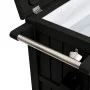 3 in 1 black polypropylene service cart by vidaXL, Kitchen and dining carts - Ref: Foro24-364169, Price: 337,92 €, Discount: %