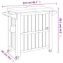 3-in-1-Servicewagen aus schwarzem Polypropylen von vidaXL, Küchen- und Speisewagen - Ref: Foro24-364169, Preis: 345,13 €, Rab...