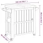 3-in-1-Servicewagen aus schwarzem Polypropylen von vidaXL, Küchen- und Speisewagen - Ref: Foro24-364169, Preis: 337,92 €, Rab...