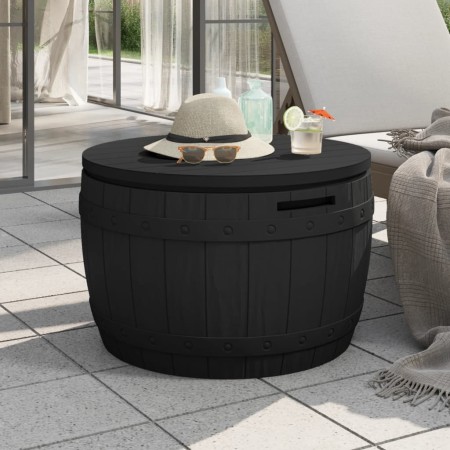 Garden storage box 3 in 1 black polypropylene by vidaXL, Outdoor storage boxes - Ref: Foro24-364161, Price: 180,62 €, Discoun...