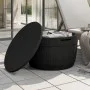Garden storage box 3 in 1 black polypropylene by vidaXL, Outdoor storage boxes - Ref: Foro24-364161, Price: 172,65 €, Discoun...