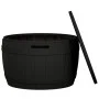 Garden storage box 3 in 1 black polypropylene by vidaXL, Outdoor storage boxes - Ref: Foro24-364161, Price: 172,65 €, Discoun...