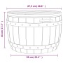 Garden storage box 3 in 1 black polypropylene by vidaXL, Outdoor storage boxes - Ref: Foro24-364161, Price: 180,62 €, Discoun...