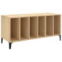 Plattenschrank aus Sonoma-Eichensperrholz, 100 x 38 x 48 cm von vidaXL, CD- und DVD-Speicher - Ref: Foro24-831984, Preis: 76,...