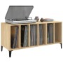 Plattenschrank aus Sonoma-Eichensperrholz, 100 x 38 x 48 cm von vidaXL, CD- und DVD-Speicher - Ref: Foro24-831984, Preis: 76,...
