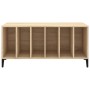 Plattenschrank aus Sonoma-Eichensperrholz, 100 x 38 x 48 cm von vidaXL, CD- und DVD-Speicher - Ref: Foro24-831984, Preis: 76,...