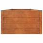 Arriate oxidado de acero corten 240x80x45 cm