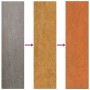 Arriate oxidado de acero corten 240x80x45 cm