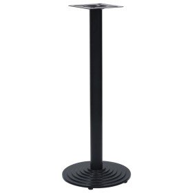 Pata de mesa de bistró negra Ø43x107 cm Hierro fundido