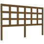 Bettkopfteil aus massivem Kiefernholz in Honigbraun, 156 x 4 x 100 cm von vidaXL, Kopf- und Fußteile - Ref: Foro24-817898, Pr...