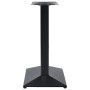 Pata de mesa de bistró negra 70x40x72 cm de hierro fundido