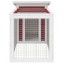 Solid pine wood rabbit hutch in mocha color, 100.5x54x55 cm by vidaXL, Cages and habitats for small animals - Ref: Foro24-172...