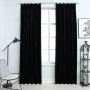 Blackout curtains with hooks 2 pcs black velvet 140x225 cm by vidaXL, Curtains and curtains - Ref: Foro24-134493, Price: 52,1...