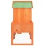 Solid brown pine wood hutch 170x63x113 cm by vidaXL, Cages and habitats for small animals - Ref: Foro24-172292, Price: 187,14...
