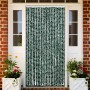 Cortina mosquitera chenilla verde y blanco 100x220 cm