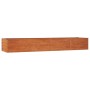 Arriate oxidado de acero corten 320x80x45 cm