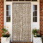 Cortina mosquitera beige y marrón chenilla 90x220 cm