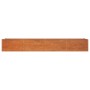 Arriate oxidado de acero corten 320x80x45 cm