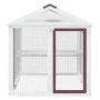 Mocha-colored solid pine wood playpen 141x94x104 cm by vidaXL, Cages and habitats for small animals - Ref: Foro24-172303, Pri...