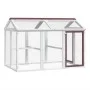Mocha-colored solid pine wood playpen 141x94x104 cm by vidaXL, Cages and habitats for small animals - Ref: Foro24-172303, Pri...
