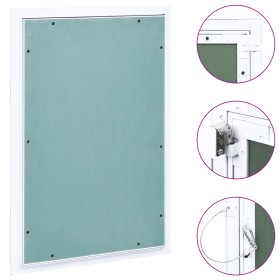 Aluminum frame and plasterboard access panel 400x600 mm by vidaXL, Traps - Ref: Foro24-145101, Price: 55,72 €, Discount: %