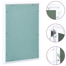 Aluminum frame and plasterboard access panel 400x600 mm by vidaXL, Traps - Ref: Foro24-145101, Price: 48,06 €, Discount: %