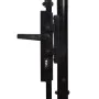 Cancel with double gate fence with black steel spikes 3x2 m by vidaXL, garden gates - Ref: Foro24-145738, Price: 254,64 €, Di...