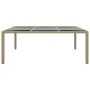 Juego de comedor de jardín de 11 piezas ratán sintético beige de vidaXL, Conjuntos de jardín - Ref: Foro24-3058564, Precio: 8...