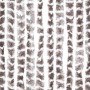 Cortina mosquitera chenilla gris taupe y blanco 90x220 cm