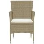 11-Piece Garden Dining Set Beige Synthetic Rattan by vidaXL, Garden sets - Ref: Foro24-3058574, Price: 826,51 €, Discount: %