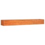 Arriate oxidado de acero corten 400x80x45 cm